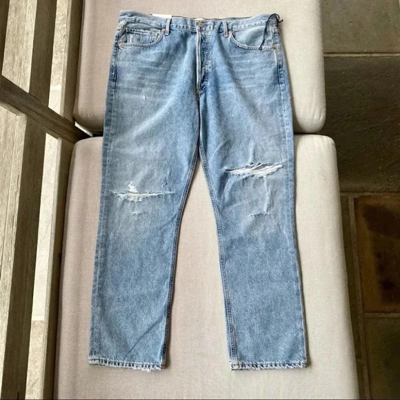 NWT Citizens of Humanity Charlotte High Rise Straight Leg Jeans Denim Blue 33 - Picture 6 of 14